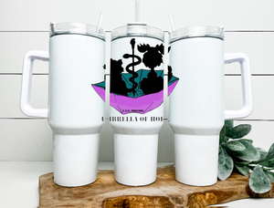Umbrella of Hope 40 oz Tumbler Water Bottle