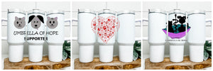 Umbrella of Hope 40 oz Tumbler Water Bottle