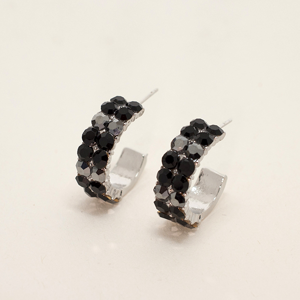 Swarovski Elements Hoop Earrings (Several Colors)
