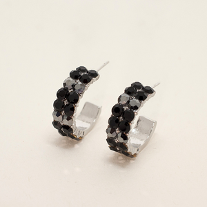 Swarovski Elements Hoop Earrings (Several Colors)