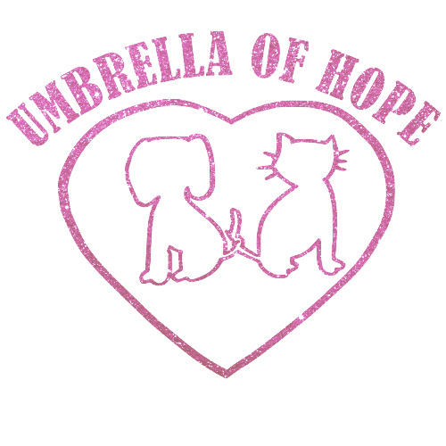 Umbrella of Hope Glitter Vinyl Decal (Available In Several Colors)