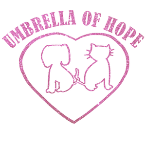 Umbrella of Hope Glitter Vinyl Decal (Available In Several Colors)