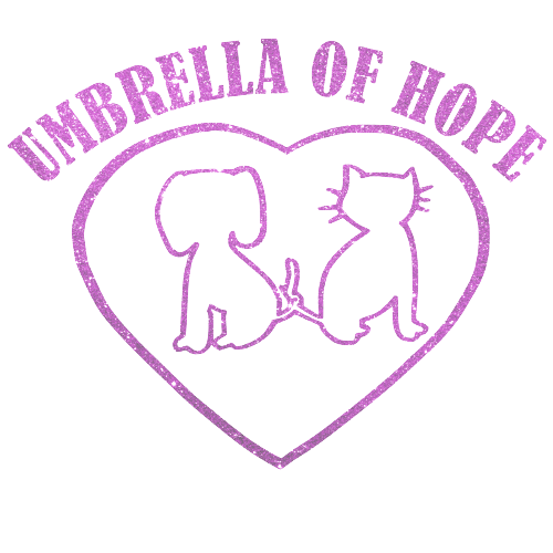 Umbrella of Hope Glitter Vinyl Decal (Available In Several Colors)