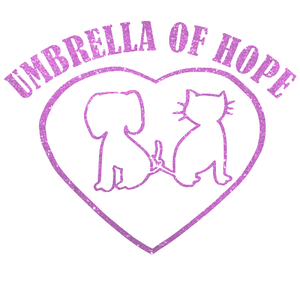 Umbrella of Hope Glitter Vinyl Decal (Available In Several Colors)