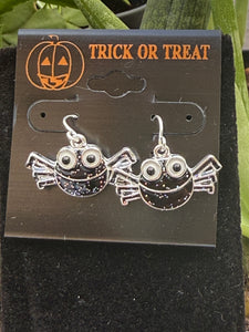 Trick or Treat Spider Earrings