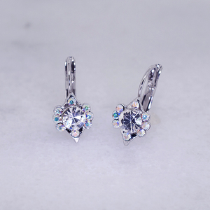 Vintage-Inspired Austrian Crystal Hoop Earrings