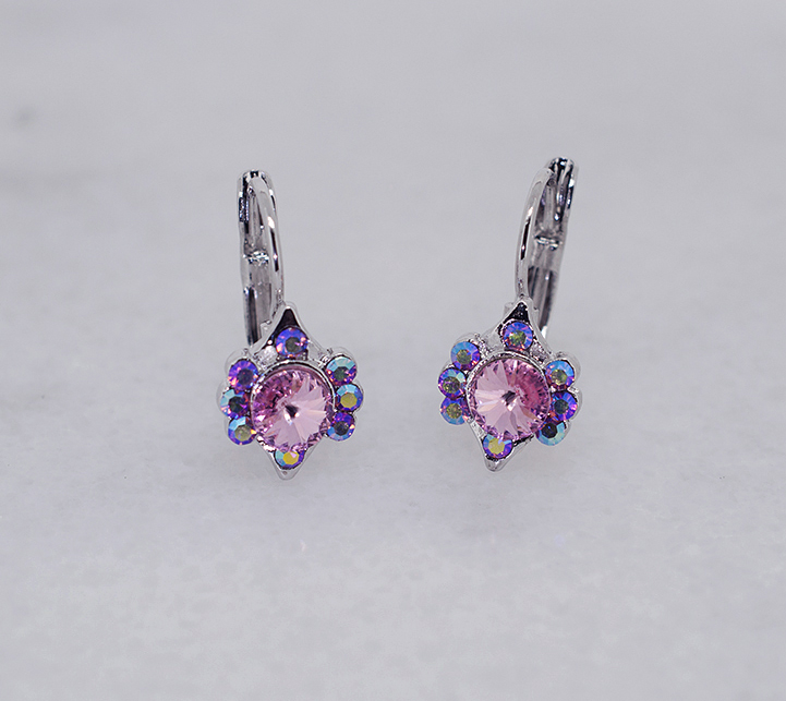 Vintage-Inspired Austrian Crystal Hoop Earrings