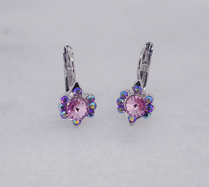 Vintage-Inspired Austrian Crystal Hoop Earrings