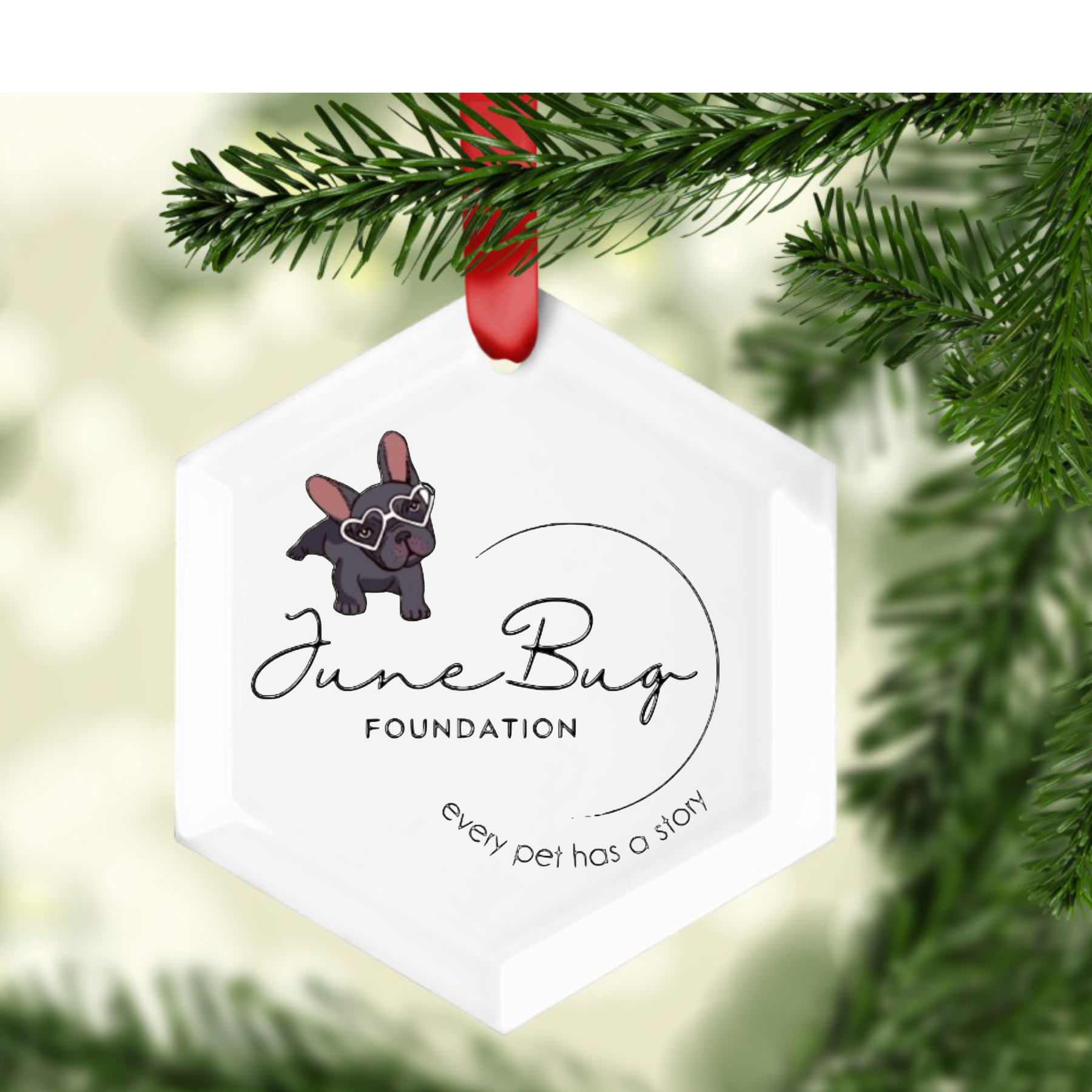 June Bug Glass Ornament (Free with purchase just add to cart)