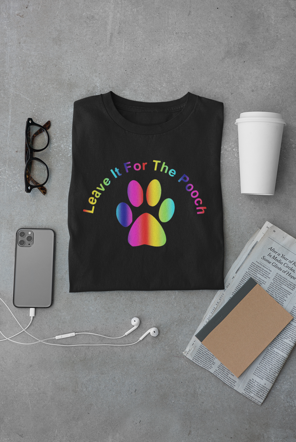 New Leave It To The Pooch Pride Tee