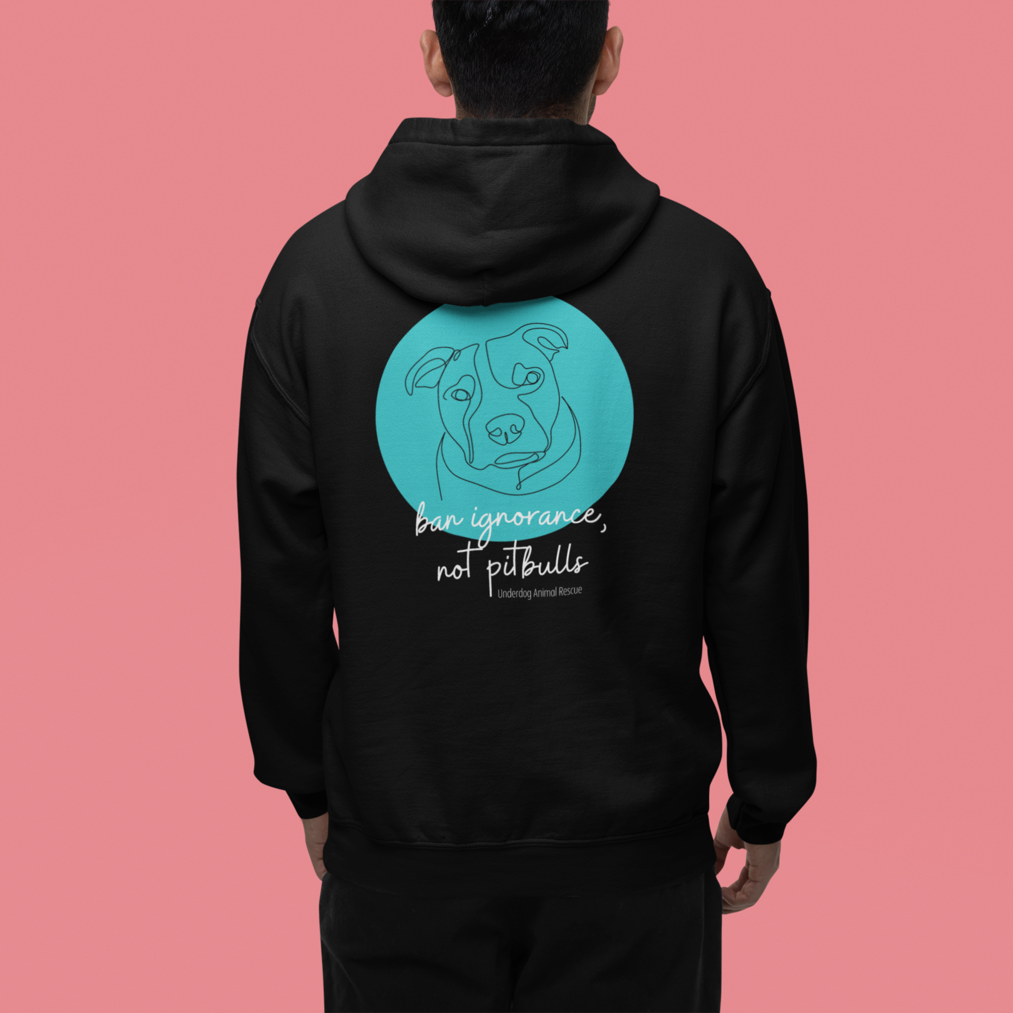 Pit Bull Underdog Zip Up Hoodie (available in several new colors)