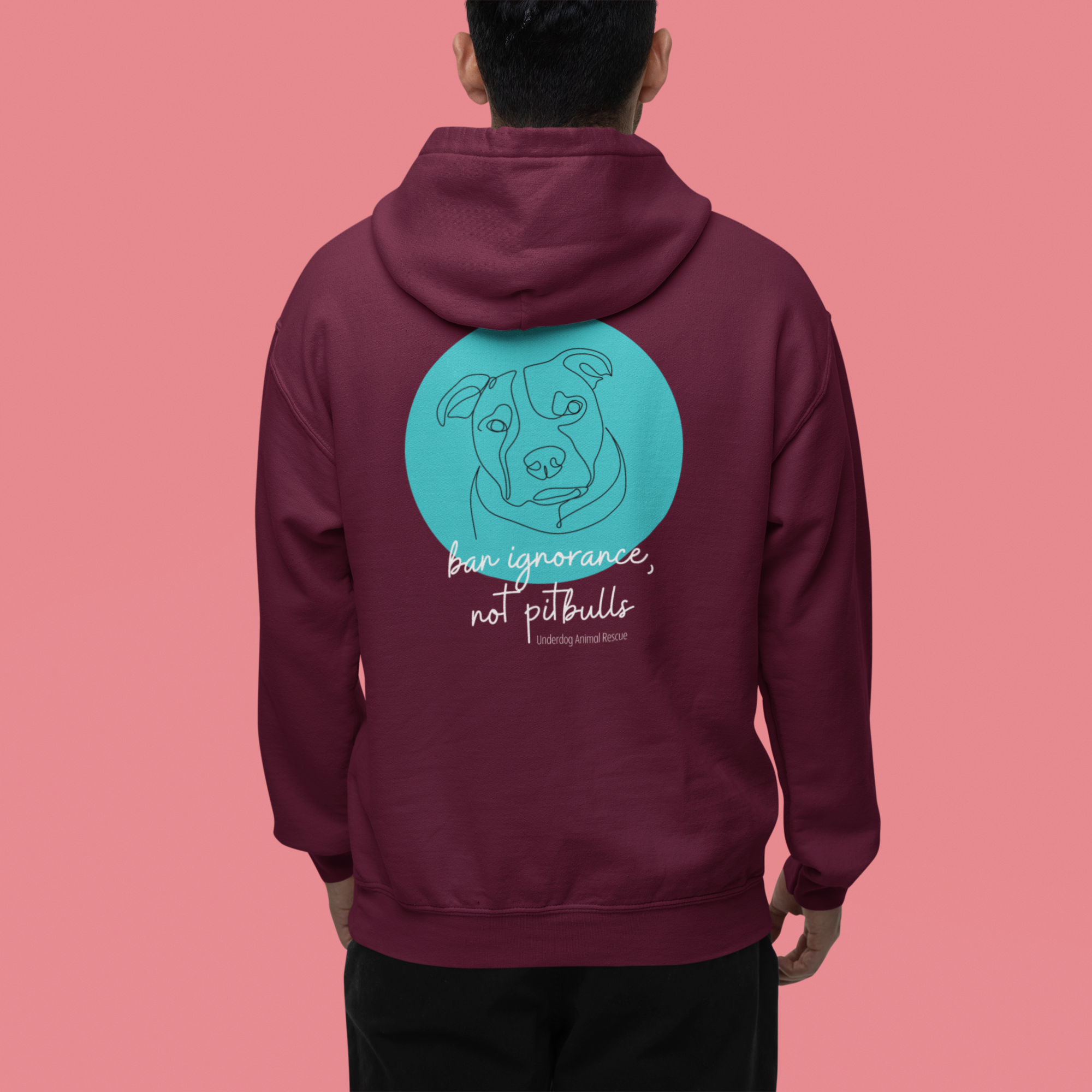 Pit Bull Underdog Zip Up Hoodie (available in several new colors)
