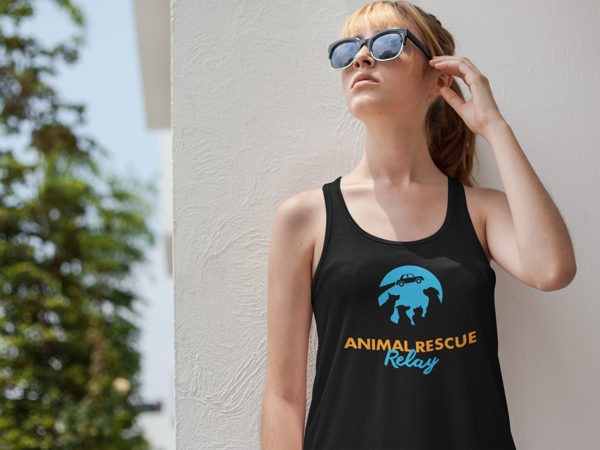 Animal Rescue Relay Flowy Tank (several colors)