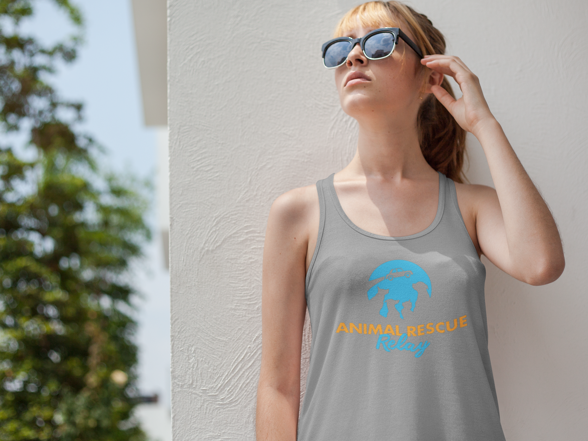 Animal Rescue Relay Flowy Tank (several colors)