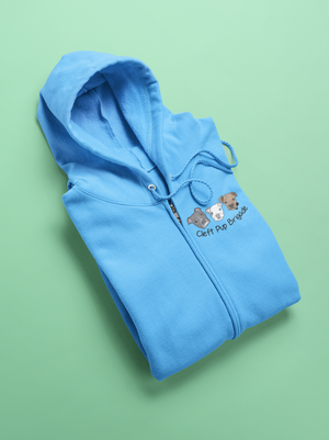 Cleft Pup Brigade Pull Zip Up Hoodie - Ruff Life Rescue Wear