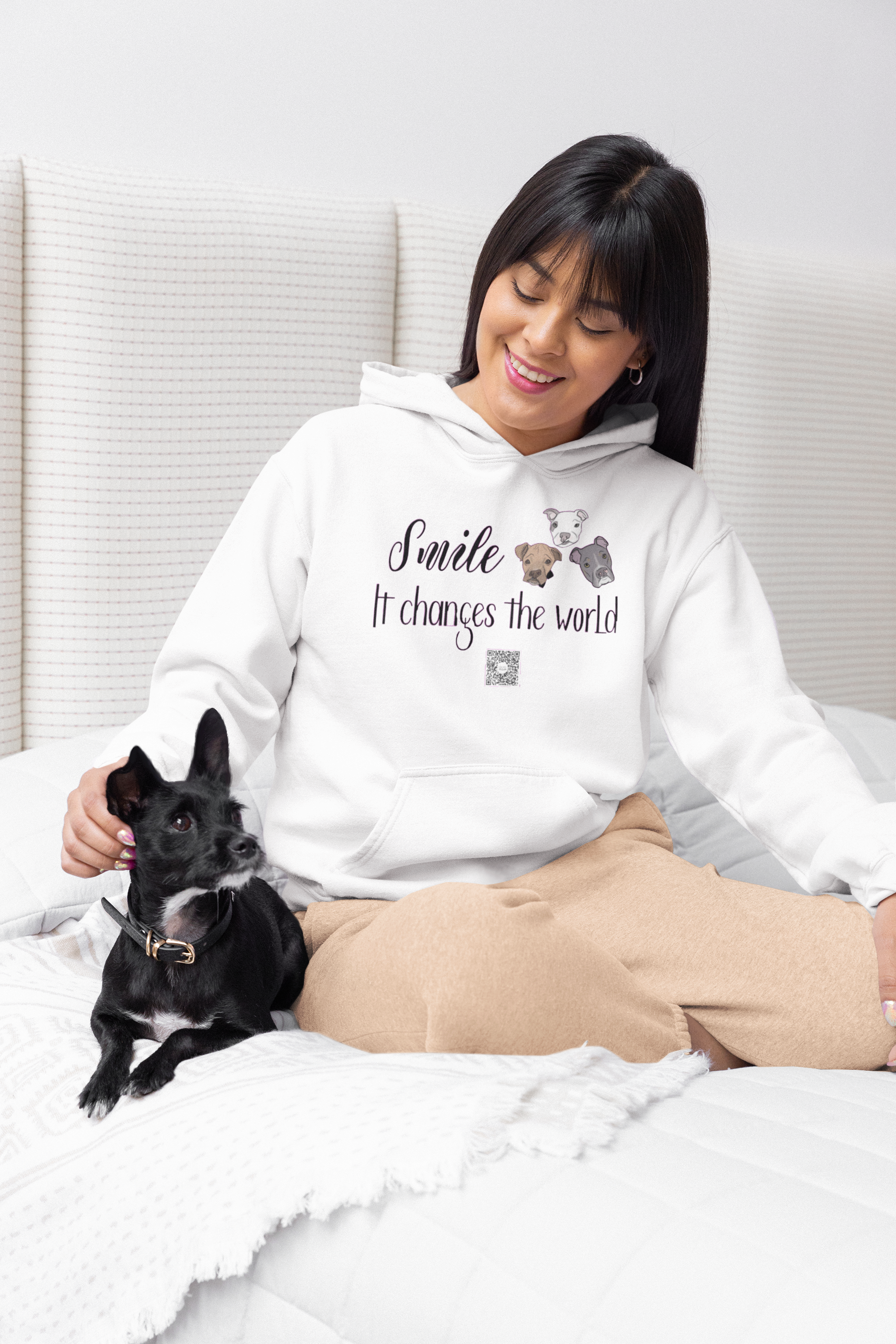 Cleft Pup Brigade Pullover Hoodie Smile (Available in several colors)