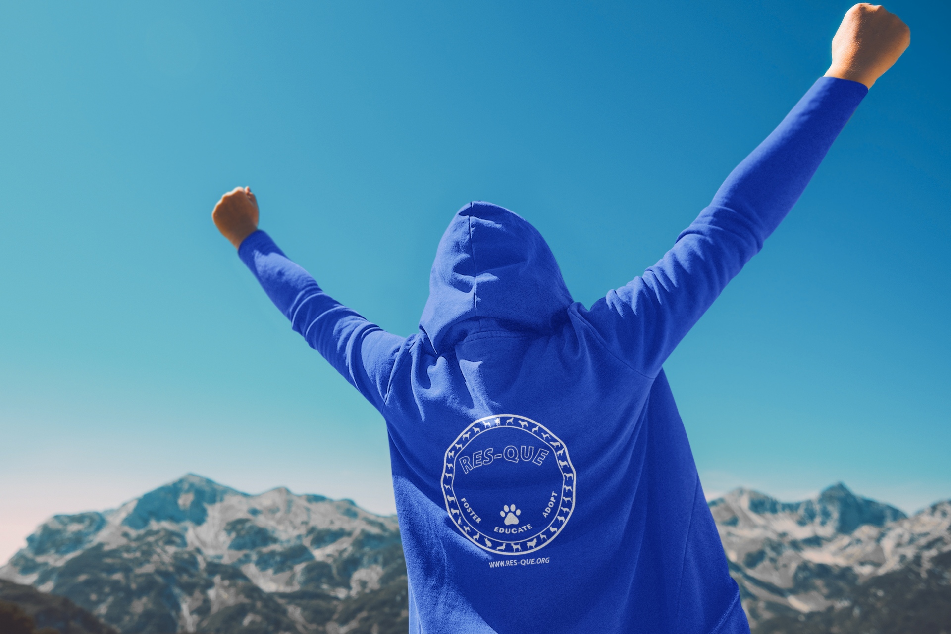 Res-Que Zip Up Hoodie (Available in several colors)