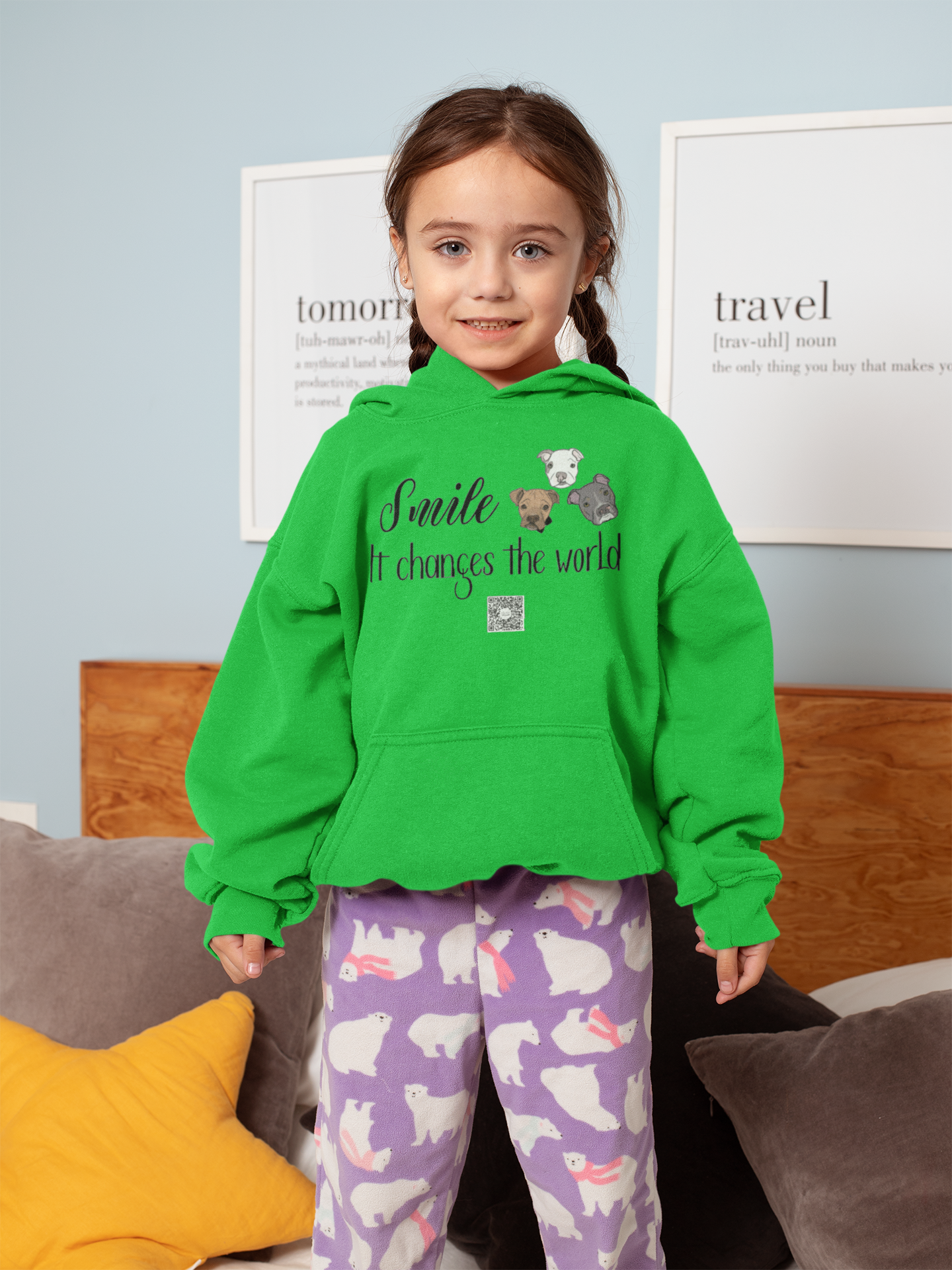 Cleft Pup Brigade Smile -Youth Hoodie (available in several colors)