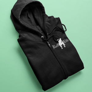 Pitty Zip Up Hoodie (Available in several colors) - Ruff Life Rescue Wear