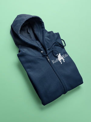 Pitty Zip Up Hoodie (Available in several colors) - Ruff Life Rescue Wear