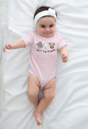 Cleft Pup Brigade Color Logo Onsie