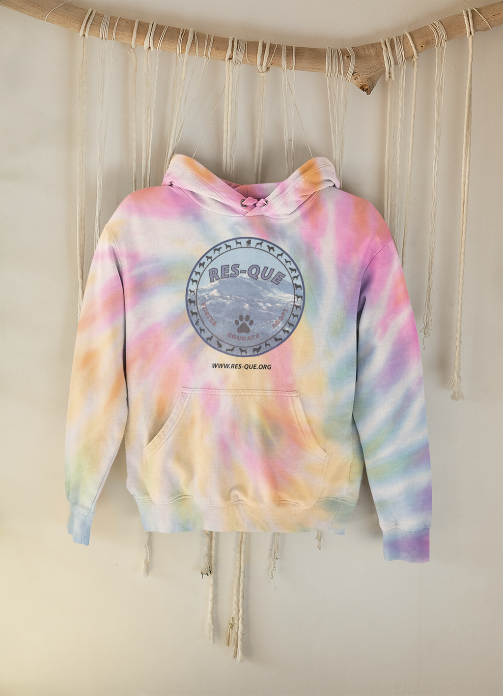 Res-Que Tie-Dyed Hoodie