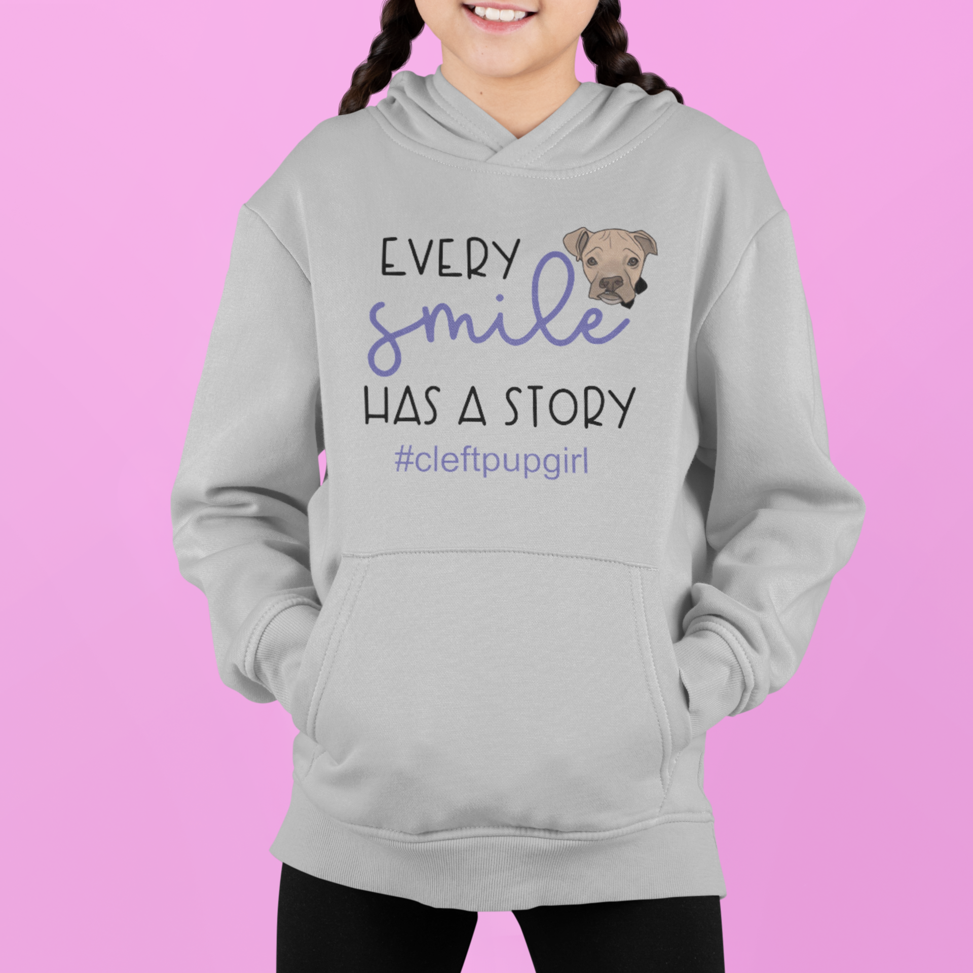 Cleft Pup Brigade Story -Youth Hoodie (available in several colors)
