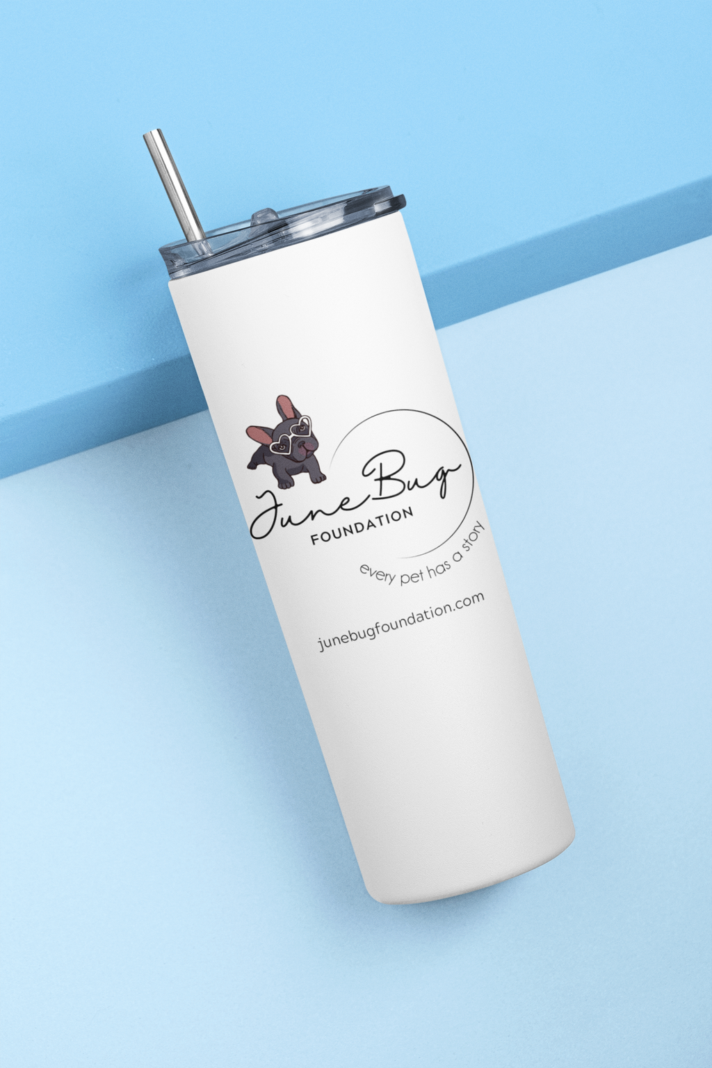 June Bug Skinny Tumbler and Straw