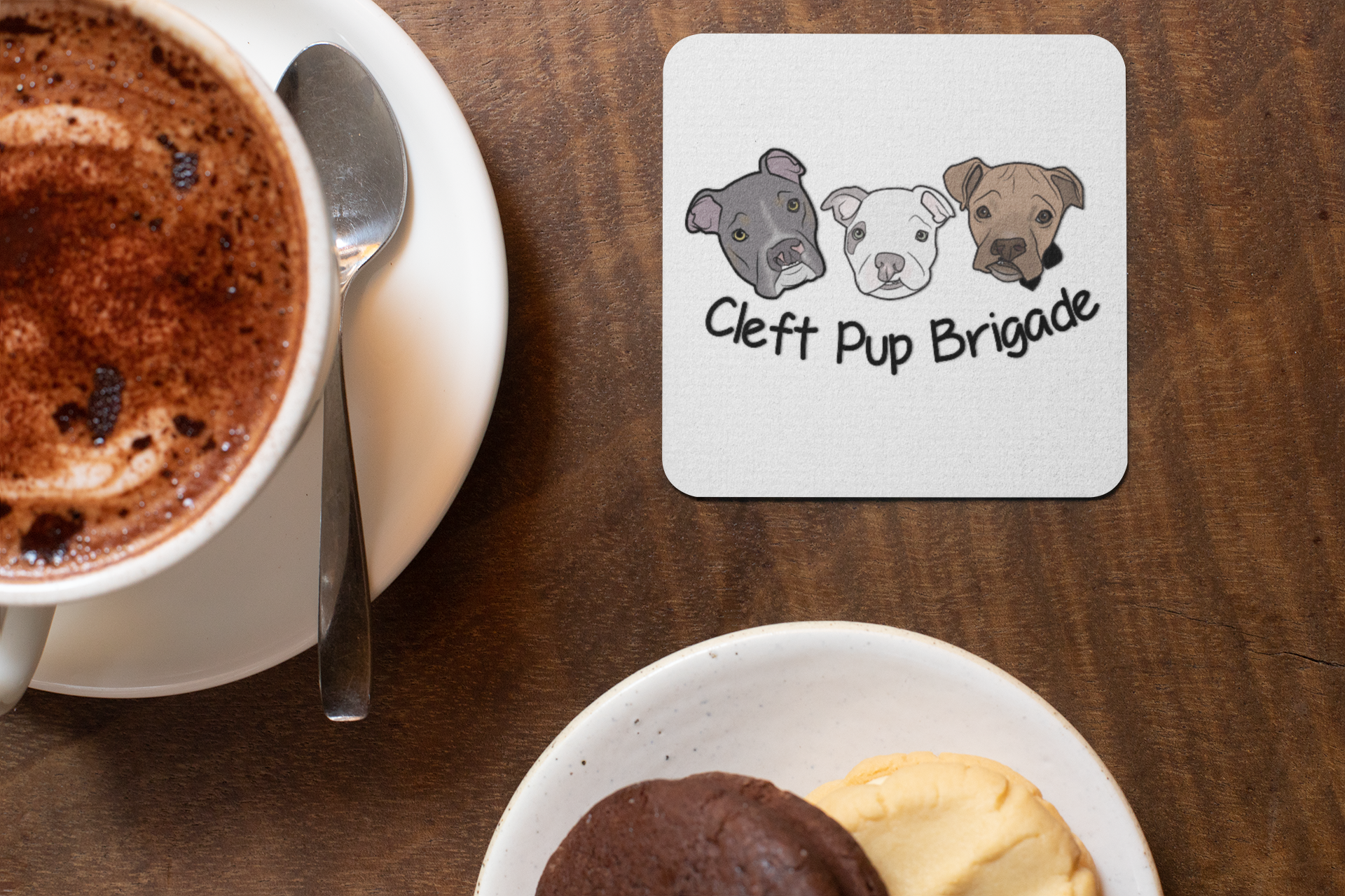 Cleft Pup Brigade Coasters