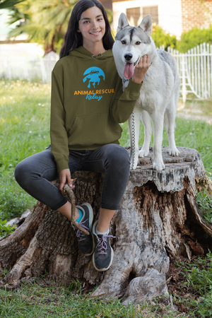 Animal Rescue Relay- Pullover Hoodie (Available in several colors)