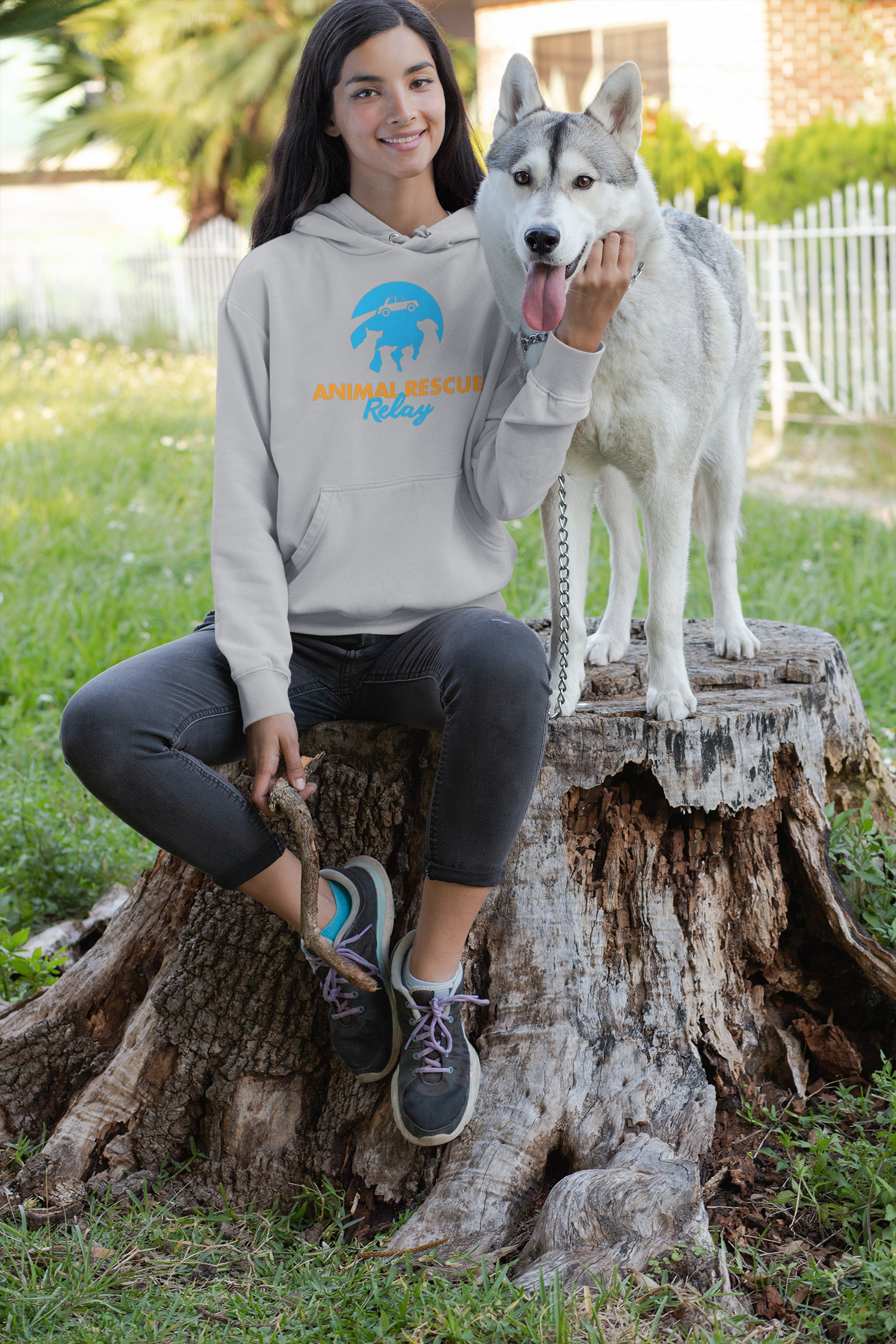 Animal Rescue Relay- Pullover Hoodie (Available in several colors)