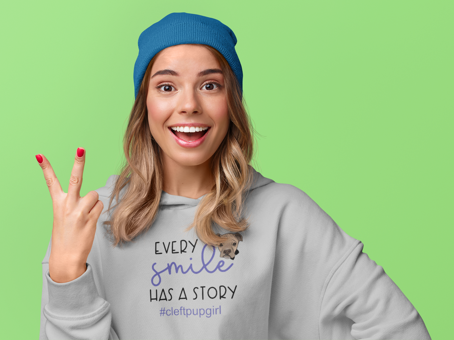Cleft Pup Brigade Story Pullover Hoodie  (Available in Several colors)
