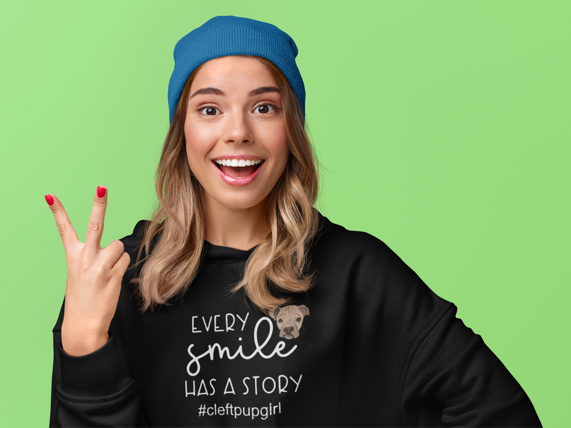 Cleft Pup Brigade Story Pullover Hoodie  (Available in Several colors)