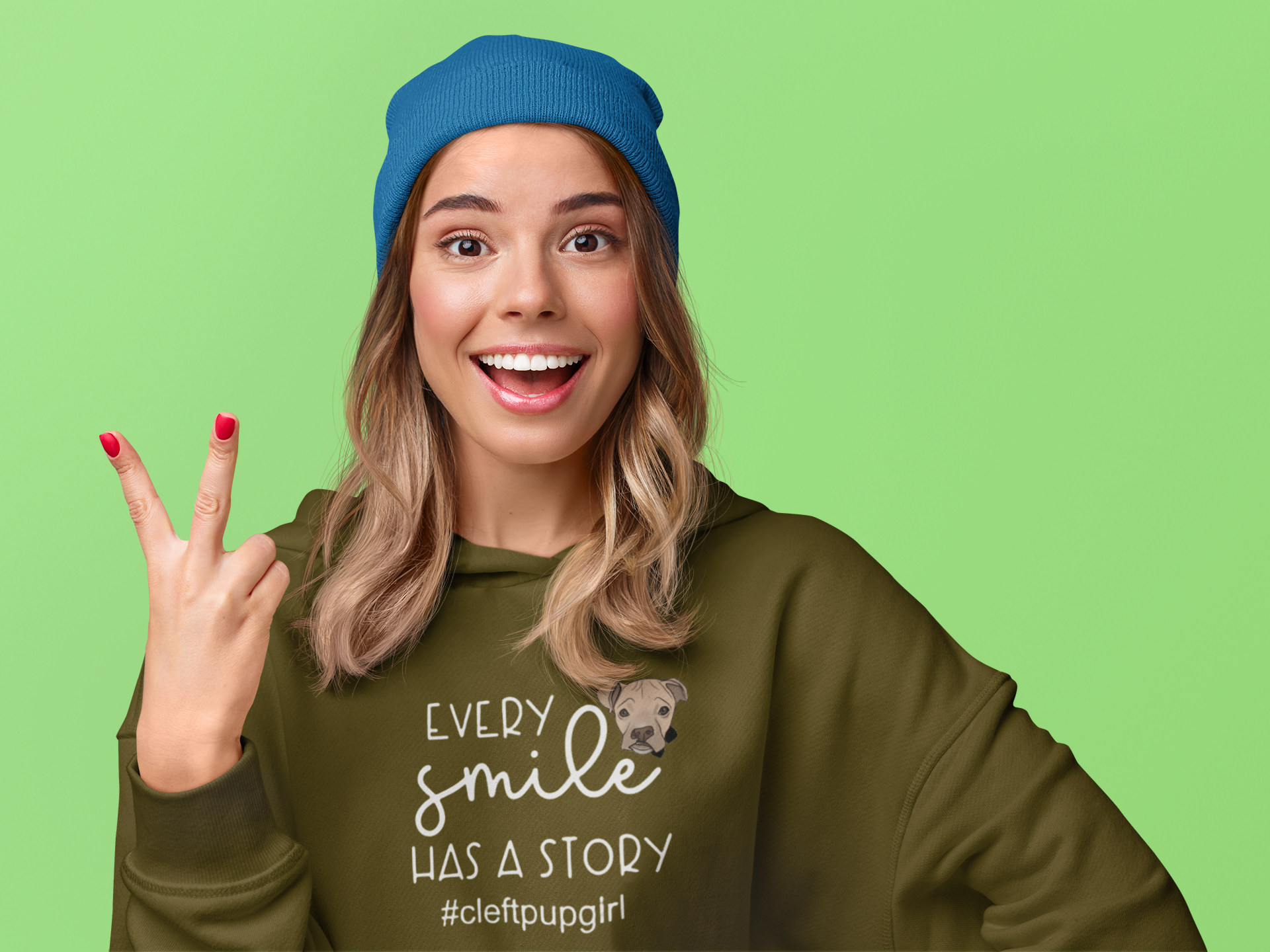 Cleft Pup Brigade Story Pullover Hoodie  (Available in Several colors)