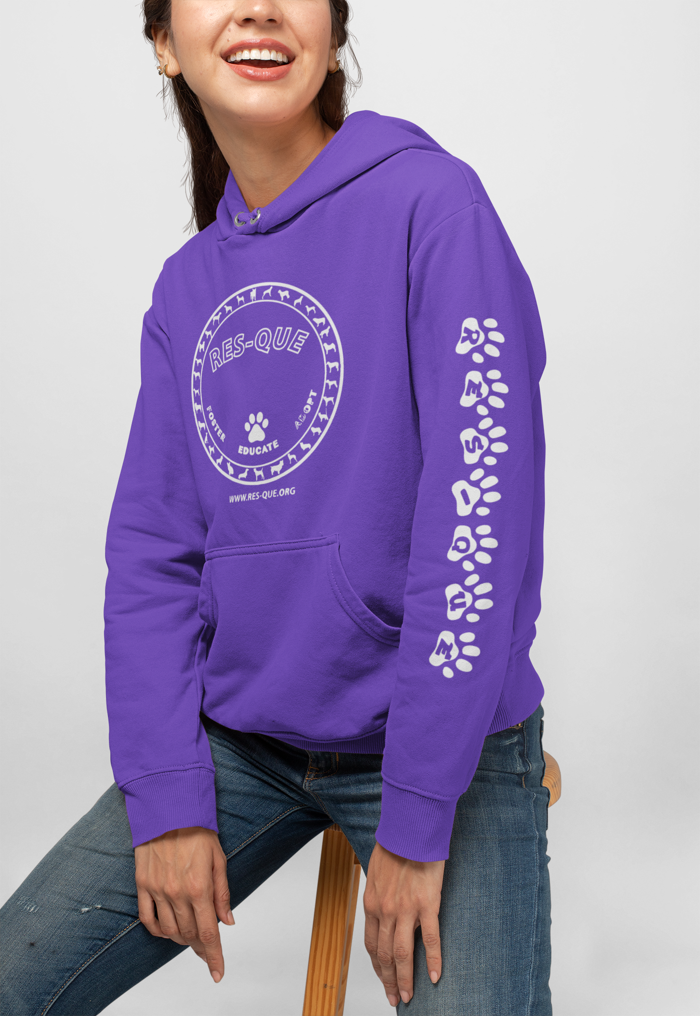 Res-que Sponge Fleece Pullover Hoodie (Available in several colors)