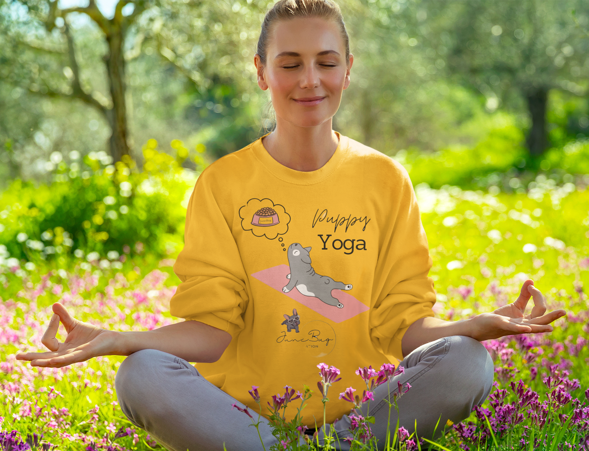 June Bug YOGA Sweatshirts (Available in several colors)