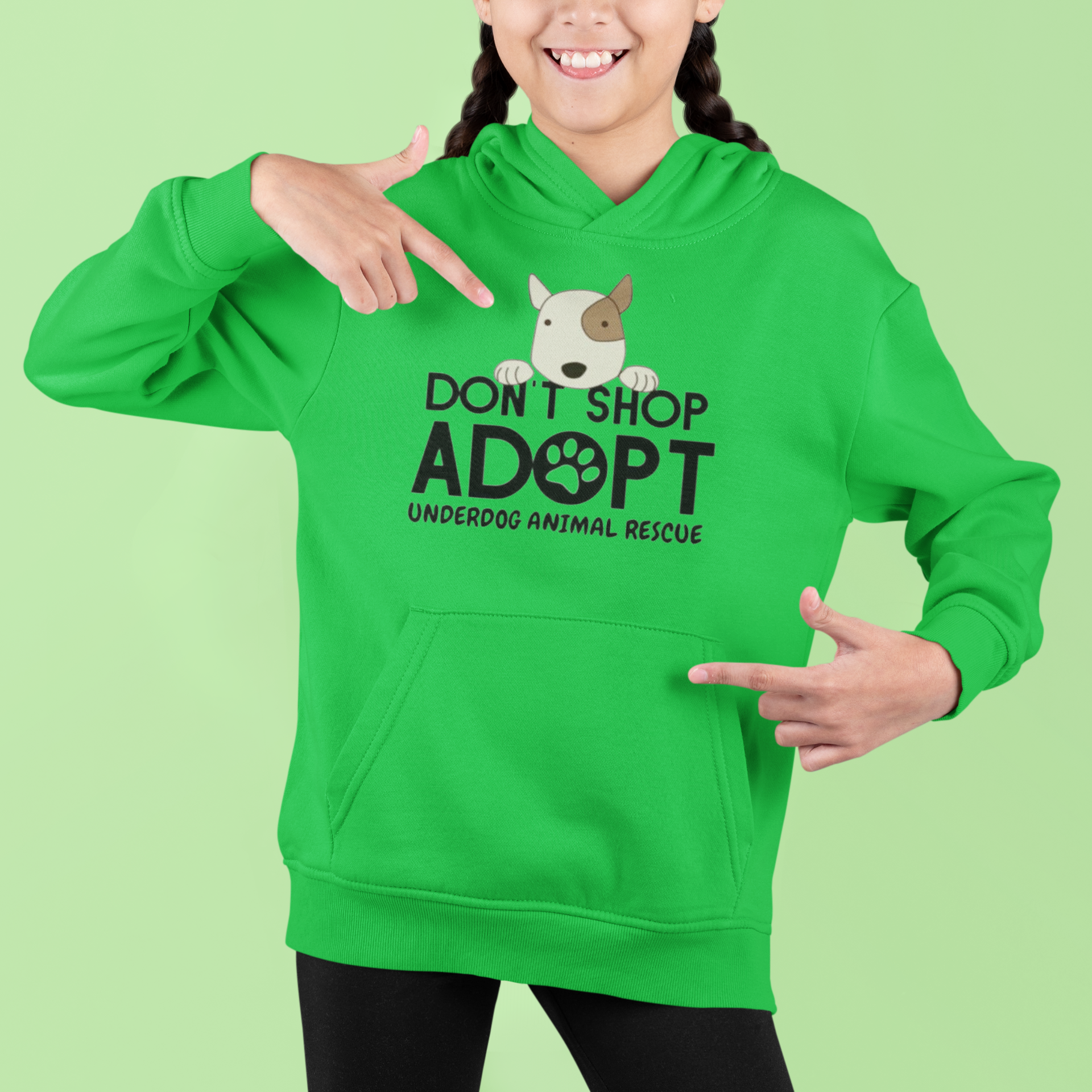 Underdog Don't Shop Youth Hoodie