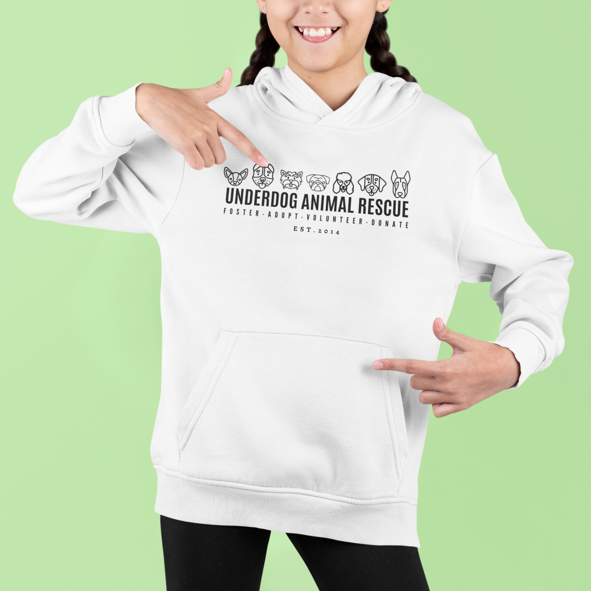 Underdog Adopt Youth Hoodie