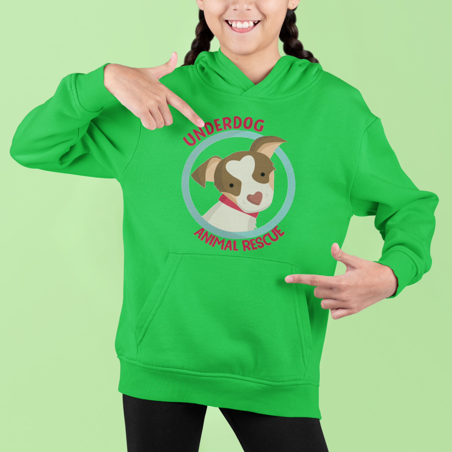 Underdog Logo Youth Hoodie