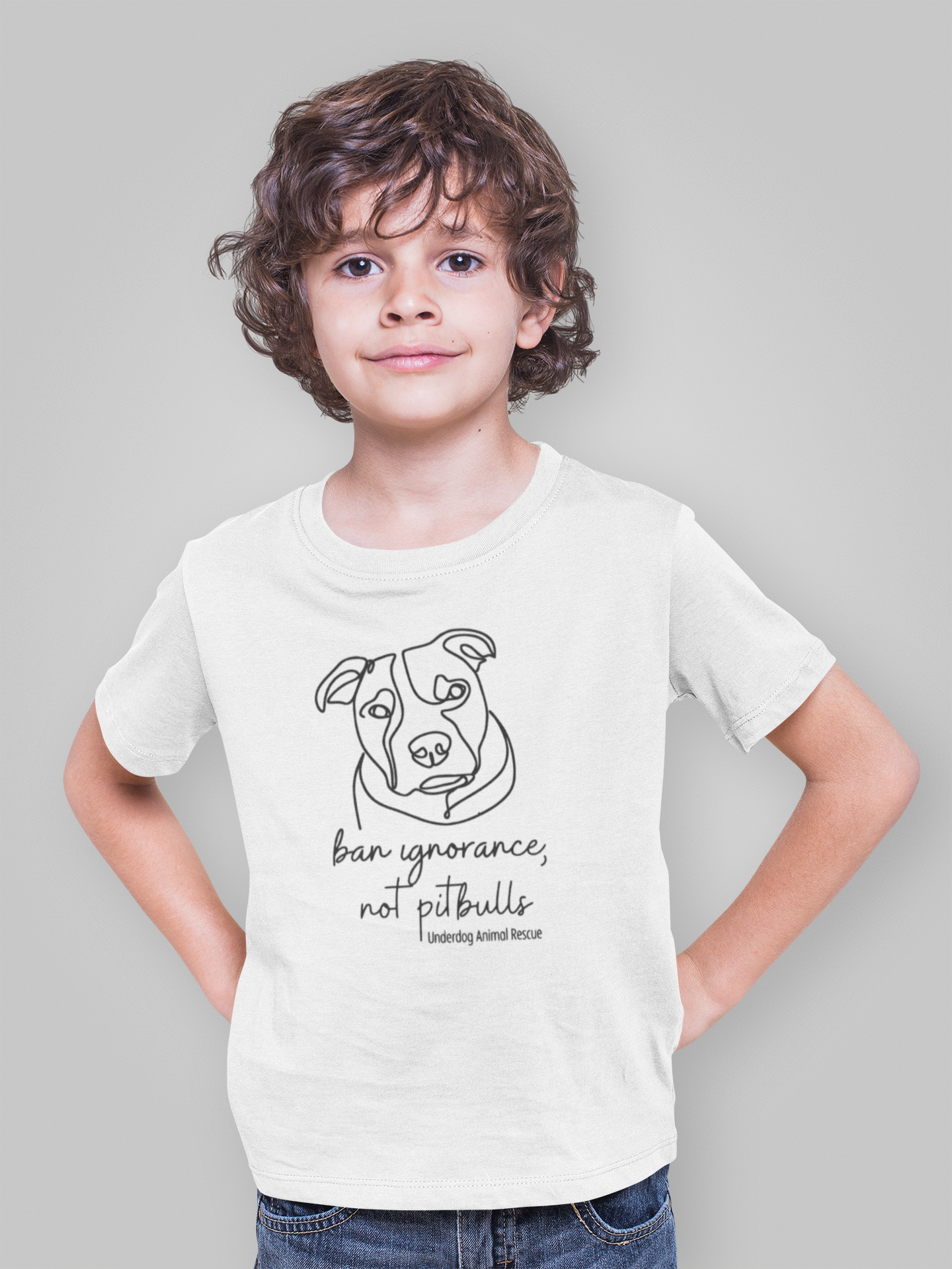 Underdog Pitty Youth T-shirt (Available in several colors)