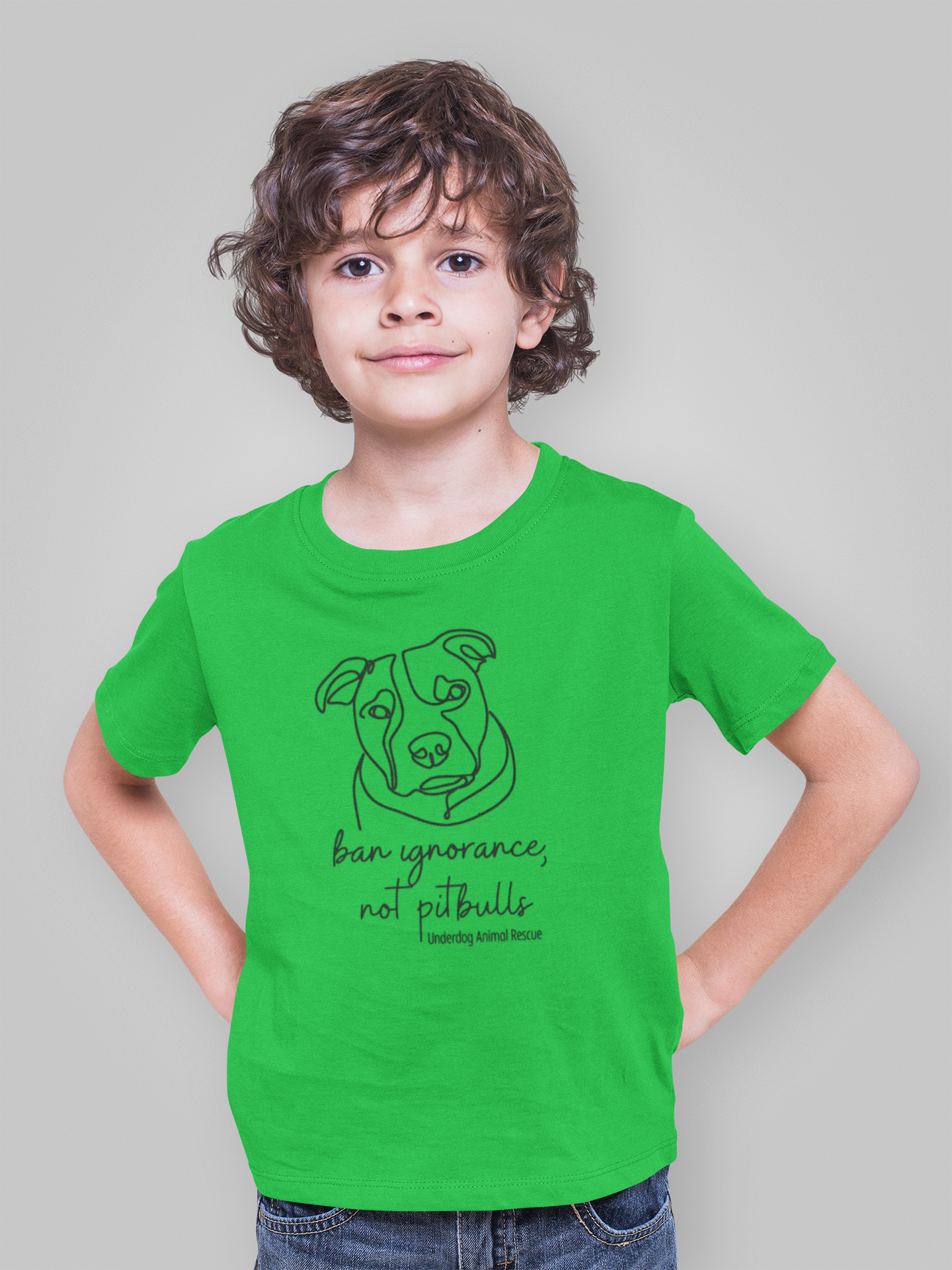 Underdog Pitty Youth T-shirt (Available in several colors)