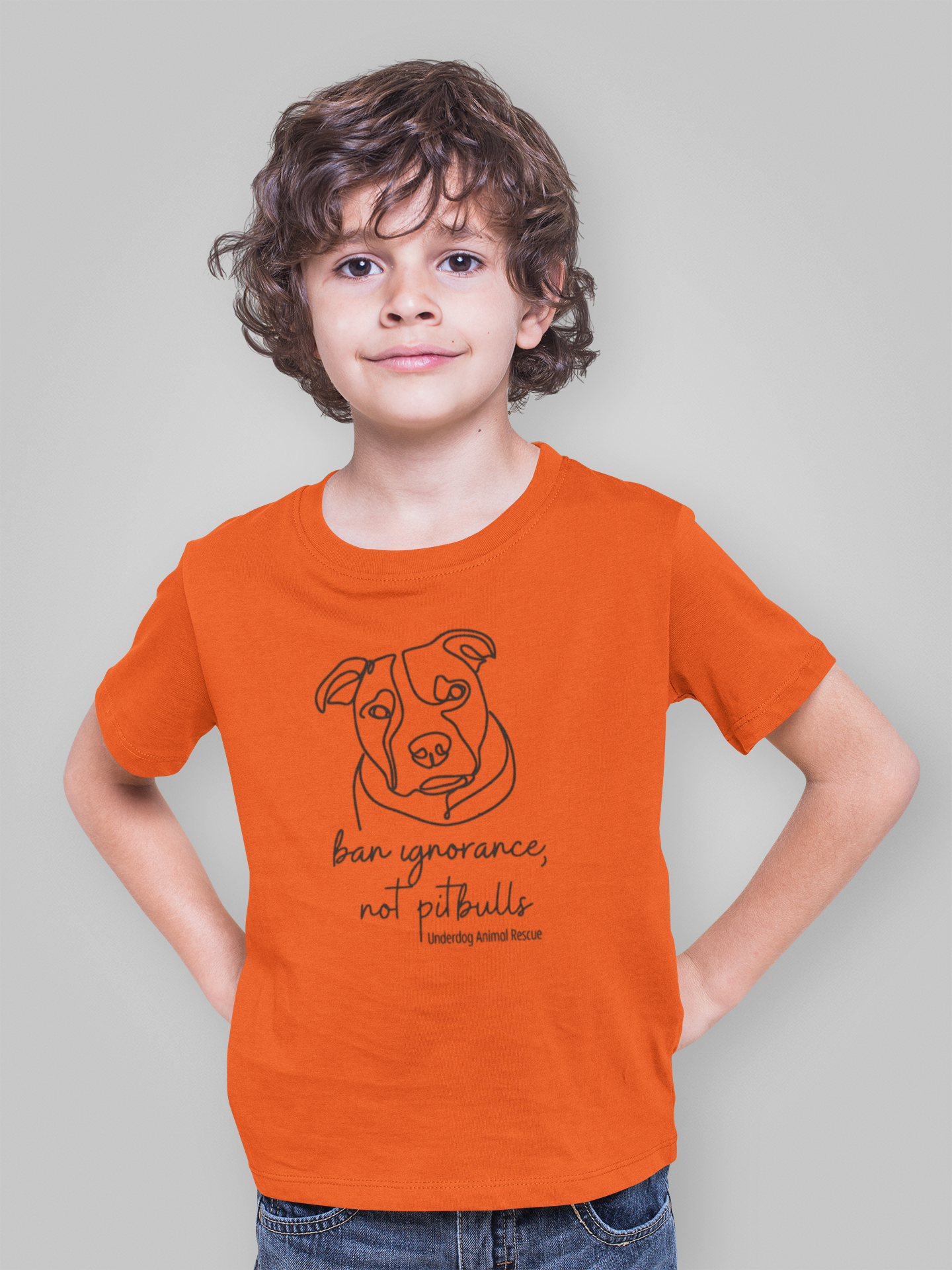 Underdog Pitty Youth T-shirt (Available in several colors)