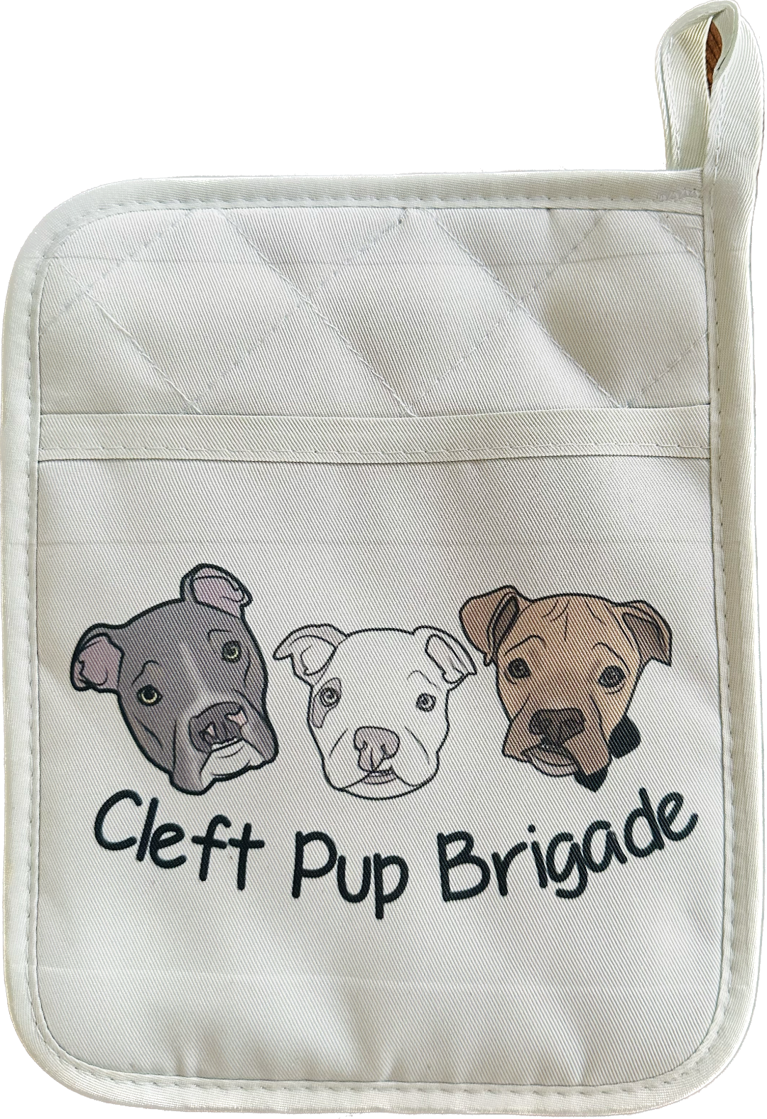 Cleft Pup Brigade Pot Holder/Oven Mitt