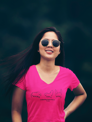 Rescue Love Repeat V-Neck (available in several colors)