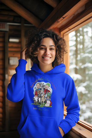 Angels With Misplaced Wings Pull Over Fleece Hoodie (available in several colors)