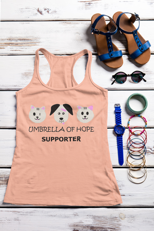 New Umbrella of Hope Racerback Tank - Ruff Life Rescue Wear