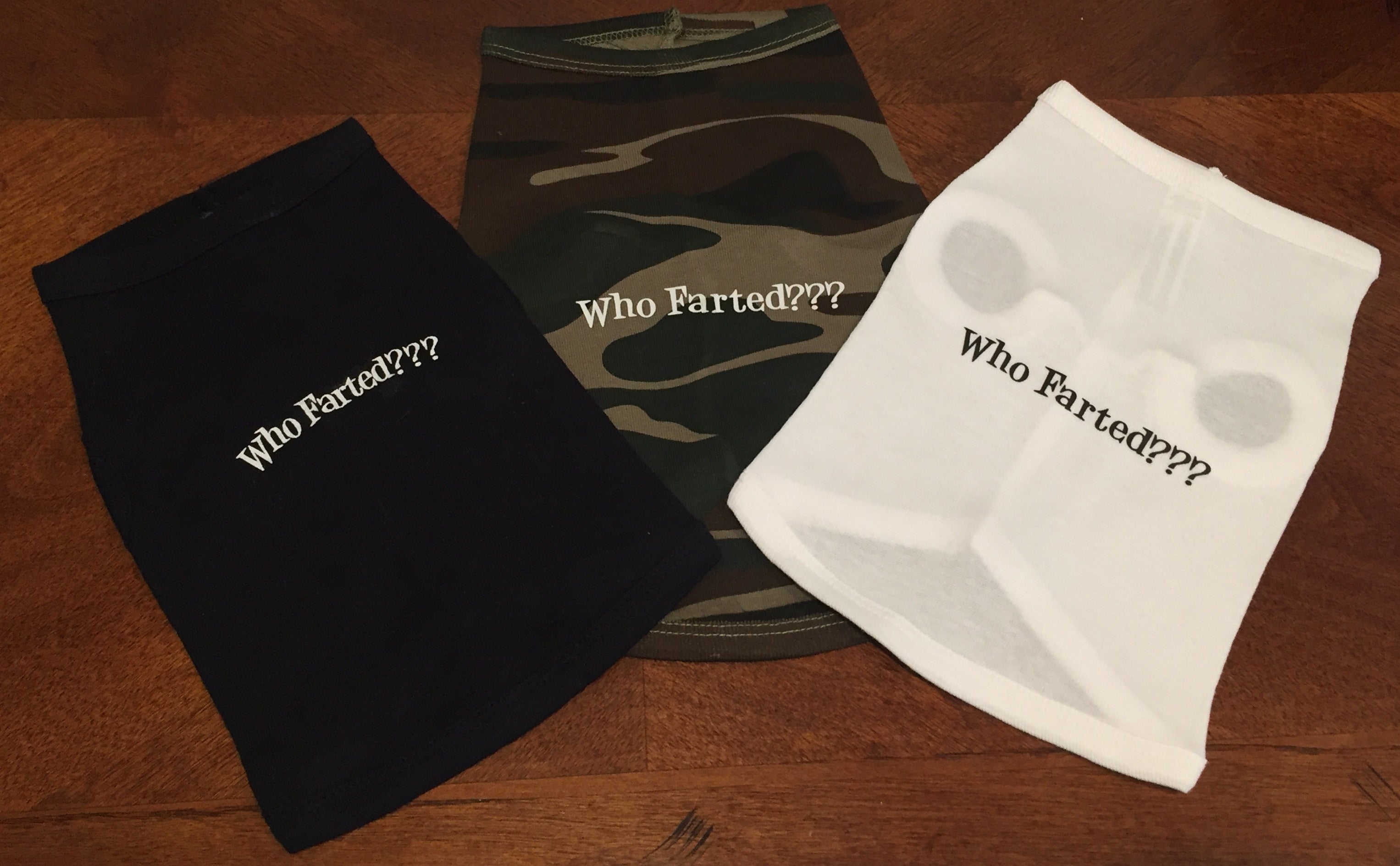 Who Farted??? Doggie Tee - Ruff Life Rescue Wear