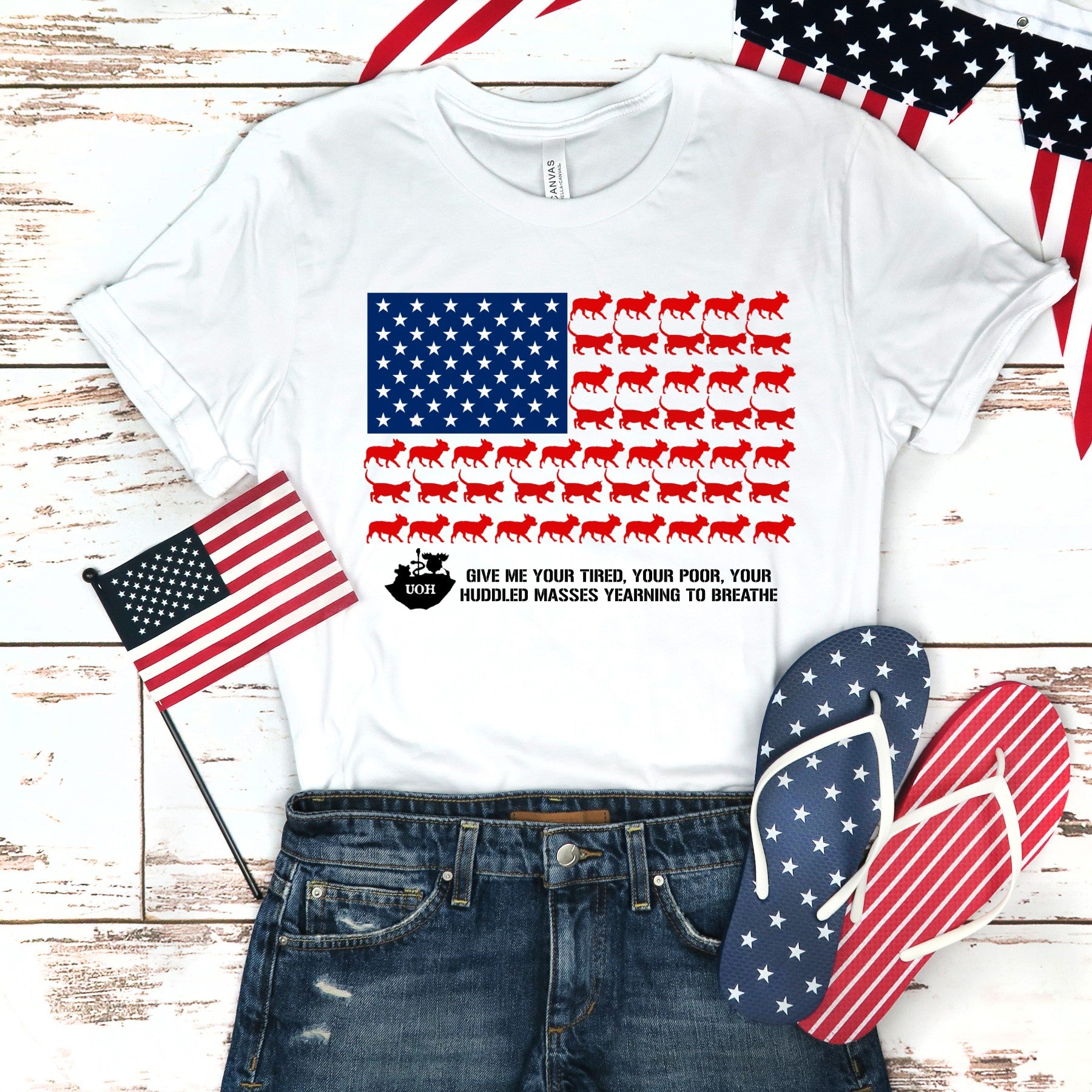 4th of July Umbrella of Hope Unisex - Ruff Life Rescue Wear