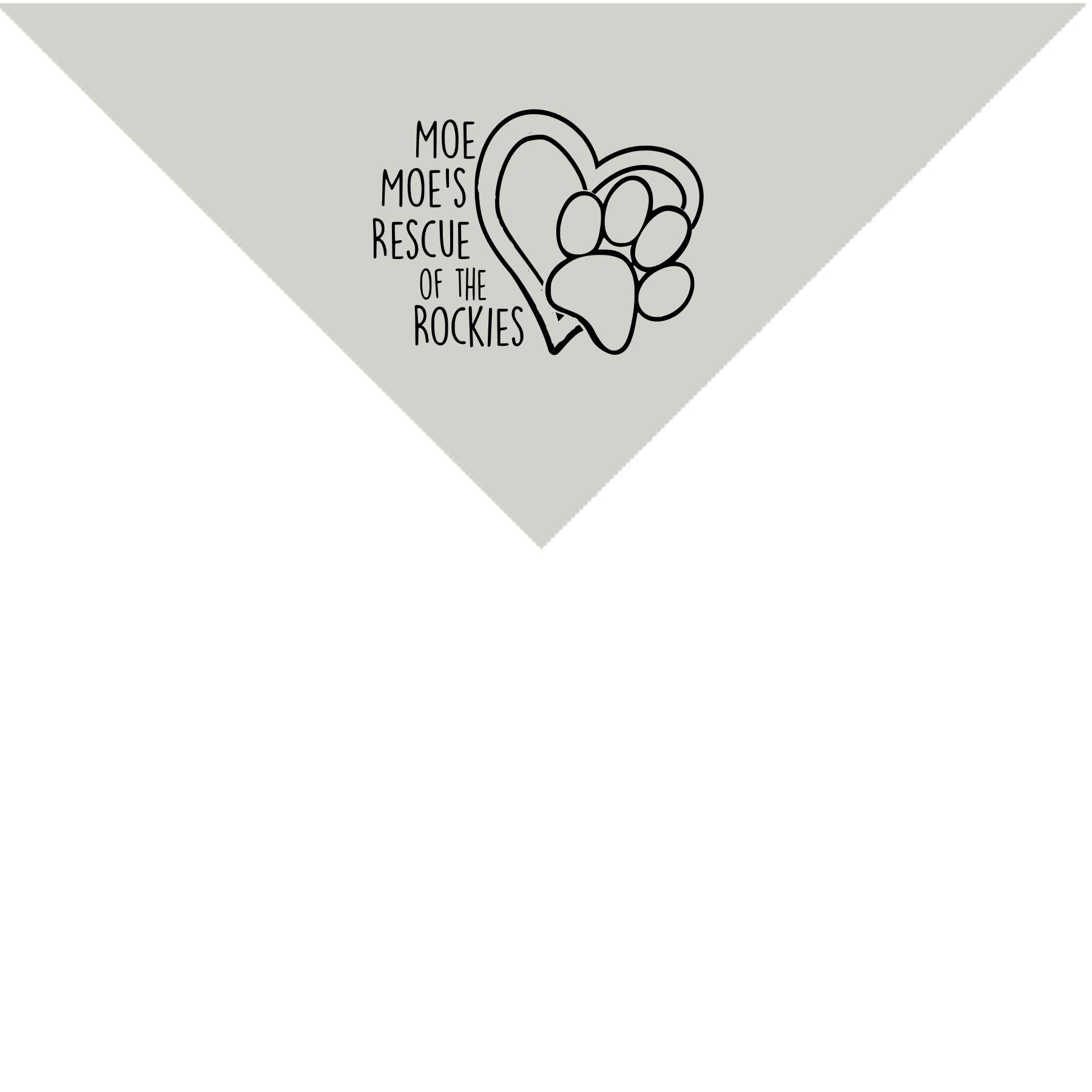 Moe Moe's Doggie Bandana - Ruff Life Rescue Wear