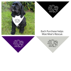 Moe Moe's Doggie Bandana - Ruff Life Rescue Wear